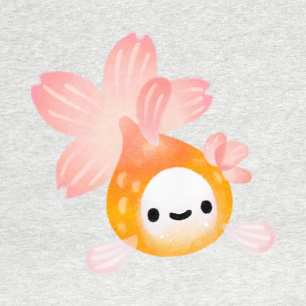 Cherry blossom goldfish 3 by pikaole